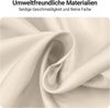 Duschvorhang 150x150cm Beige Antischimmel Textil Wasserabweisend Polyester Stoff Bild 4
