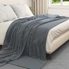 vidaXL Wohndecken 6 pcs Dunkelgrau 240 x 270 cm Fleece 42016800 Bild 3
