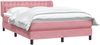 vidaXL Boxspringbett mit Matratze Rosa 160x210 cm Samt 3317870 Bild 3