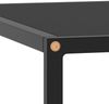 vidaXL Couchtisch Schwarz mit Schwarzem Glas 80x80x35 cm 322876 Bild 4