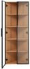 Flieks Glasvitrine Eckvitrine mit LED-Beleuchtung und 5 Fächer (1-St, B62/T35/H160 cm) Standvitrine Eckschrank Hochschrank Highboard Wohnzimmer Bild 4