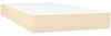 Boxspringbett mit Matratze Stoff Creme 80x200 cm, Härtegrad: H2 [3128002] Bild 5