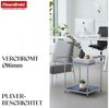 Floordirekt Standregal Concept Epure MK-012 Metallregal, B40 × T40 × H46 cm, diverse Farben, modular, Beistelltisch mit offenen Ablagen, verchromtes Metallgestell, zeitlos Bild 3