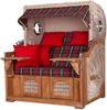 Strandkorb Komplettset - bene living - Ammersee Grande XL Teak - PE shell - Modell 529 - inkl. Liftersystem Bild 3