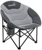 Skandika Campingstuhl Moonchair Sirkka Gartenstuhl, Faltsessel bis 150 kg, klappbar, faltbar (stabiles Rahmensystem, praktische Seitentasche), gepolstert, Tragegriff, Kühlfach, Anti-Rutsch-Füße, Mondsessel Camping Bild 5