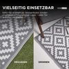Homescapes Outdoorteppich Outdoor-Teppich Zoe aus Polypropylen mit geometrischem, 180x270 cm, rechteckig, Höhe: 20 mm Bild 4