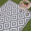 Homescapes Outdoorteppich Outdoor-Teppich Zoe aus Polypropylen mit geometrischem, 180x270 cm, rechteckig, Höhe: 20 mm Bild 2