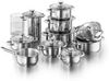Kopf Topf-Set Janina, Edelstahl (9-tlg), inkl. 8 Glasdeckel, Induktion Bild 2
