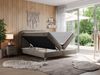Boxspringbett, Schlafzimmerbett, Bettkasten - EIRA -180 x 200 cm - Braun Velvet - H3 Bild 2