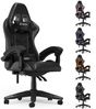 BIGZZIA Gaming-Stuhl Bürostuhl Ergonomisch mit Lendenkissen + Kopfstütze, Ergonomischer Bürostuhl höhenverstellbar Bild 5