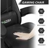 BIGZZIA Gaming-Stuhl Bürostuhl Ergonomisch mit Lendenkissen + Kopfstütze, Ergonomischer Bürostuhl höhenverstellbar Bild 2