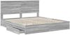 vidaXL Aufbewahrungsbett Graues Sonoma 180 x 200 cm Holzwerkstoff 3411185 Bild 5