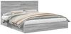 vidaXL Aufbewahrungsbett Graues Sonoma 180 x 200 cm Holzwerkstoff 3411185 Bild 2