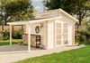 Alpholz Gartenhaus Aktiva mit Schleppdach Gartenhaus aus Holz Holzhaus mit 28 mm Wandstärke inklusive Schleppdach Blockbohlenhaus mit Montagematerial Bild 2