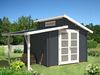 Alpholz Gartenhaus Aktiva mit Schleppdach Gartenhaus aus Holz Holzhaus mit 28 mm Wandstärke inklusive Schleppdach Blockbohlenhaus mit Montagematerial Bild 4