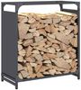 vidaXL Brennholzregal Anthrazit 60x28x65 cm Kaltgewalzter Stahl 864201 Bild 4