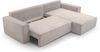 AX LIVING Cord Couch L Form – Cedria Wohnlandschaft 287 cm Zartweiß Bild 4