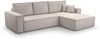 AX LIVING Cord Couch L Form – Cedria Wohnlandschaft 287 cm Zartweiß Bild 2