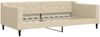 vidaXL Tagesbett Ausziehbar mit Schubladen Creme 100x200 cm Stoff 3197471 Bild 4