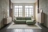 KAWOLA Ecksofa ANISSA Stoff grün manuelle Rückenverstellung Longchair rechts 84 x 185 x 297 cm Bild 4