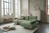 KAWOLA Ecksofa ANISSA Stoff grün manuelle Rückenverstellung Longchair rechts 84 x 185 x 297 cm Bild 2