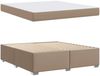 vidaXL Bettrahmen mit Matratze Cappuccino 180 x 200 cm Stoff 3399249 Bild 4