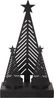 Kerzenhalter Tannenbaum mit Stern Metall 22 x 13 cm Bild 1