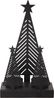 Kerzenhalter Tannenbaum mit Stern Metall 22 x 13 cm Bild 2
