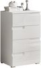 SPICE Kommode in Hochglanz Weiß - Modernes Sideboard mit viel Stauraum für Ihren Wohnbereich - 50 x 80 x 40 cm (B/H/T) Bild 4