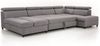 Wohnlandschaft Schlafsofa Sofa ANTON in Stoff Esito Sand Ottomane Links Bild 3