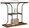 vidaXL Konsolentisch mit Regal Geräucherte Eiche 101 x 35 x 80,5 cm 868471 Bild 3