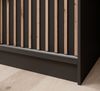 Schiebetürenschrank Schrank BRITE in Schwarz matt 200 x 215 x 61 cm Bild 2