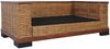 vidaXL 2-Sitzer-Sofa mit Auflagen Braun Natur Rattan 283079 Bild 5