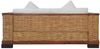 vidaXL 2-Sitzer-Sofa mit Auflagen Braun Natur Rattan 283079 Bild 4