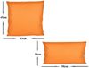 JACK Dekokissen 2er Set Outdoor Lounge Deko Kissen Set 45x45cm + 30x50cm Inkl. Füllung, mit Lotus-Effekt, Robust, Strapazierfähig, für Innen & Außen geeignet Bild 3