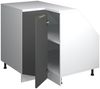 Dachschrägenschrank Eckschrank Rion Anthrazit-Gold 75.6 x 81.6 cm mit 1 Tür, Schrankkorpus 60 cm Tiefe Vicco Bild 4
