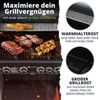 Juskys 'Savannah' XXL Gasgrill mit Grillrost, Unterschrank für Gasflasche & Abdeckplane, Stahl anthrazit, 133 x 57 x 114 cm Bild 3