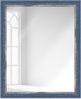 WANDStyle Wandspiegel H640 aus Massivholz in Blau 56 x 106 cm im Stil Shabby-Chic Bild 2