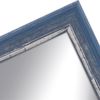 WANDStyle Wandspiegel H640 aus Massivholz in Blau 56 x 106 cm im Stil Shabby-Chic Bild 3