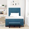 vidaXL Boxspringbett mit Kopfteil Dunkelblau 190 x 120 cm Samt 3344502 Bild 3
