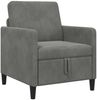 vidaXL Sofa mit Stauraum Dunkelgrau 72 x 78 x 87 cm Polyester 42036878 Bild 2