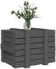 vidaXL Truhe Grau 58x40,5x42 cm Massivholz Kiefer 824995 Bild 4