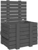 vidaXL Truhe Grau 58x40,5x42 cm Massivholz Kiefer 824995 Bild 2