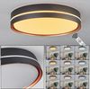 »Castelmassa«, dimmbare Deckenlampe aus Metall in Schwarz/Kupfer/Weiß, 130-1100 Lumen, 2700-6500 Kelvin, 24 Watt (inkl. ), mit Fernbedienung Bild 4