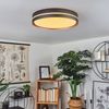 »Castelmassa«, dimmbare Deckenlampe aus Metall in Schwarz/Kupfer/Weiß, 130-1100 Lumen, 2700-6500 Kelvin, 24 Watt (inkl. ), mit Fernbedienung Bild 2