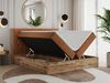 Boxspringbett, Schlafzimmerbett, Bettkasten - AMORE - 180 x 200 cm - Orange Stoff - H4 Bild 2