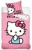 Hello Kitty Bettwäsche Kinderbettwäsche HK224001 140x200 + 70x90 cm Bild 2