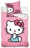 Hello Kitty Bettwäsche Kinderbettwäsche HK224001 140x200 + 70x90 cm Bild 1