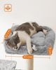 FEANDREA Kratzbaum, Katzenbaum, XL, mit Höhle, 164cm, stabil, für 3 Katzen Bild 4
