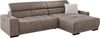 Jockenhöfer Gruppe Ecksofa Le Mans L-Form mit elektromotorischer Sitztiefenverstellung (30 cm), und induktiver Lademöglichkeit + USB A und C, verstellbare Kopfstützen Bild 2
